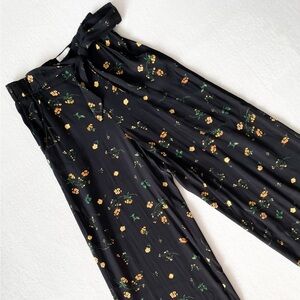 Wilfred Faun Pants (Black floral)